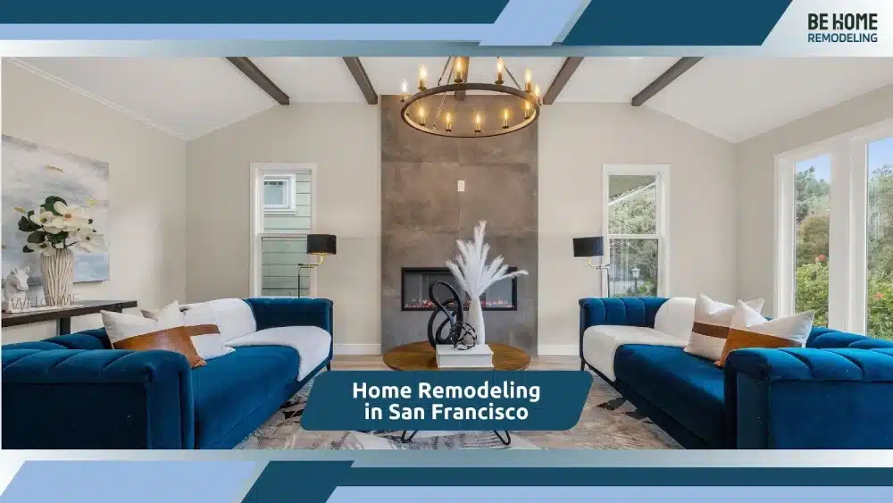 Renovated living space in San Diego, featuring contemporary decor and open layout